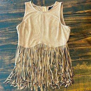 Fringe tank top